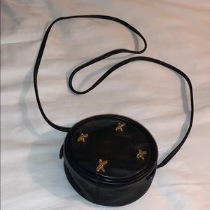 *VINTAGE* Paloma Picasso Black Leather Cross Body